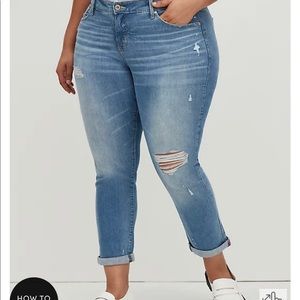 Torrid Boyfriend Straight Jeans Size 18-Like new!